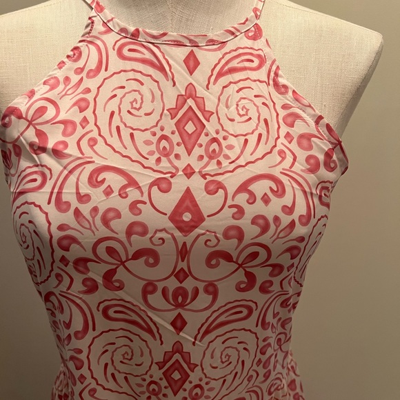 Pretty summery pink printed sundress - Picture 2 of 10